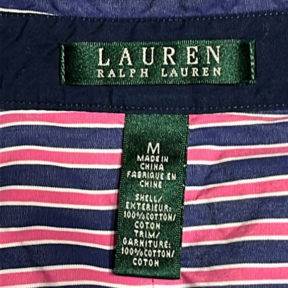 Lauren Ralph Lauren Woman’s Shirt Multicolor Size M - Picture 5 of 5